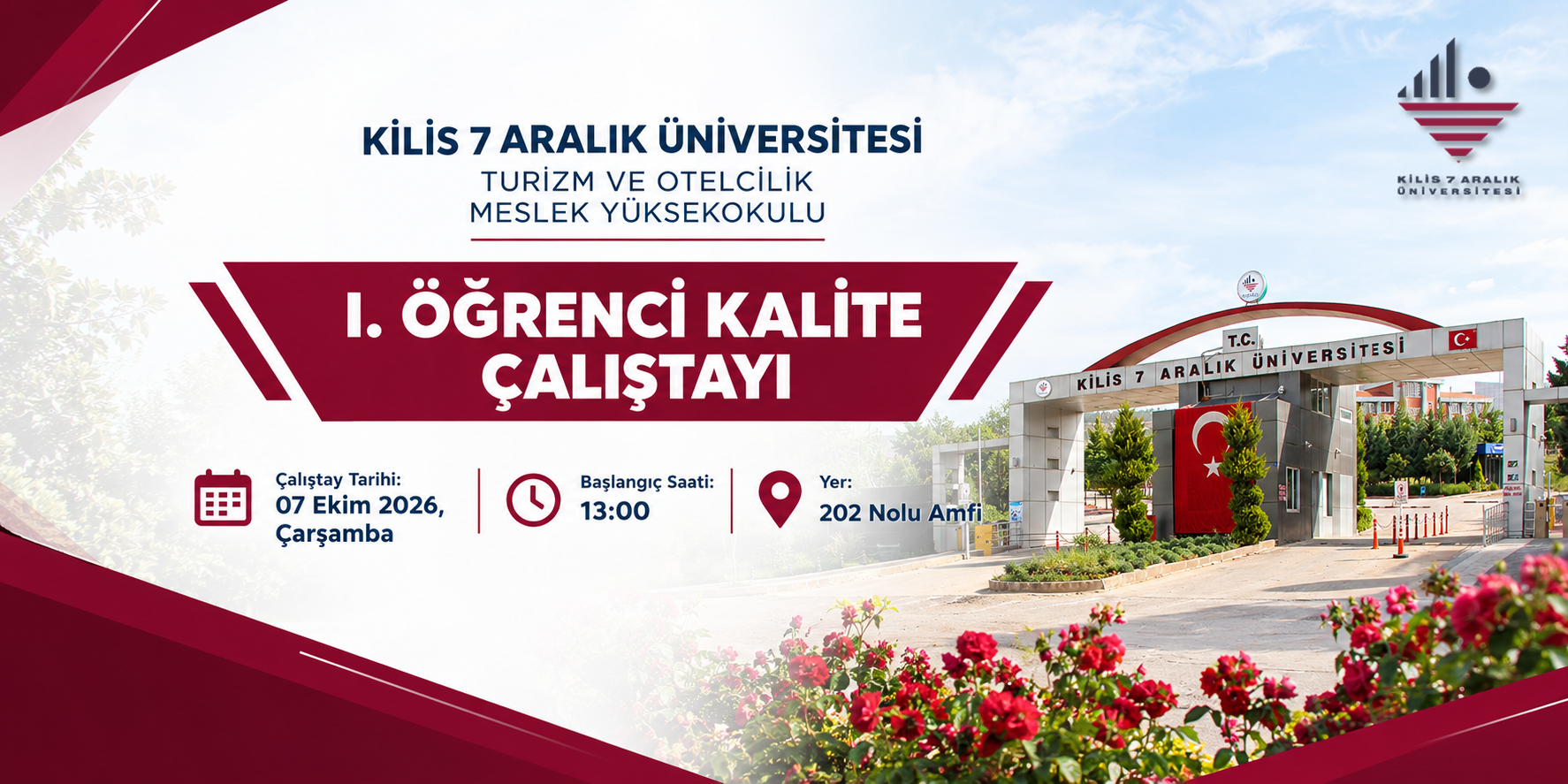 Meslek Yüksekokulumuzda Öğrenci Kalite Çalıştayı Düzenleniyor